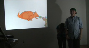 I'd lie and say I'm taking a bow, but I actually just can't stop laughing.